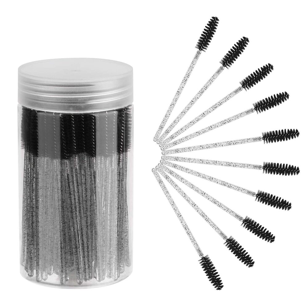 100PCS Disposable Eyelash Brush, Mascara Wands Makeup Brushes